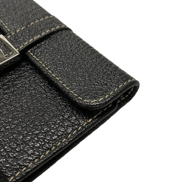 Salvatore Ferragamo - Black Leather Key Case 125-050525 - Picture 3 of 8